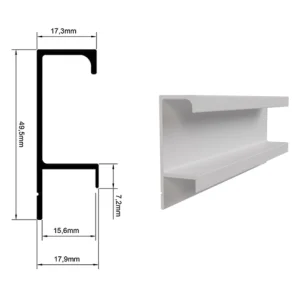 Perfil Puxador RFC 4098 18mm e 4068 15mm