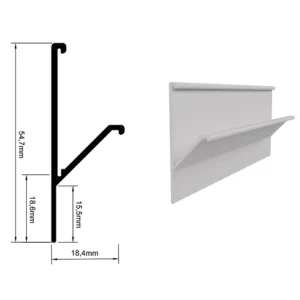 Perfil Puxador RFC 4102 18mm e 4103 15mm